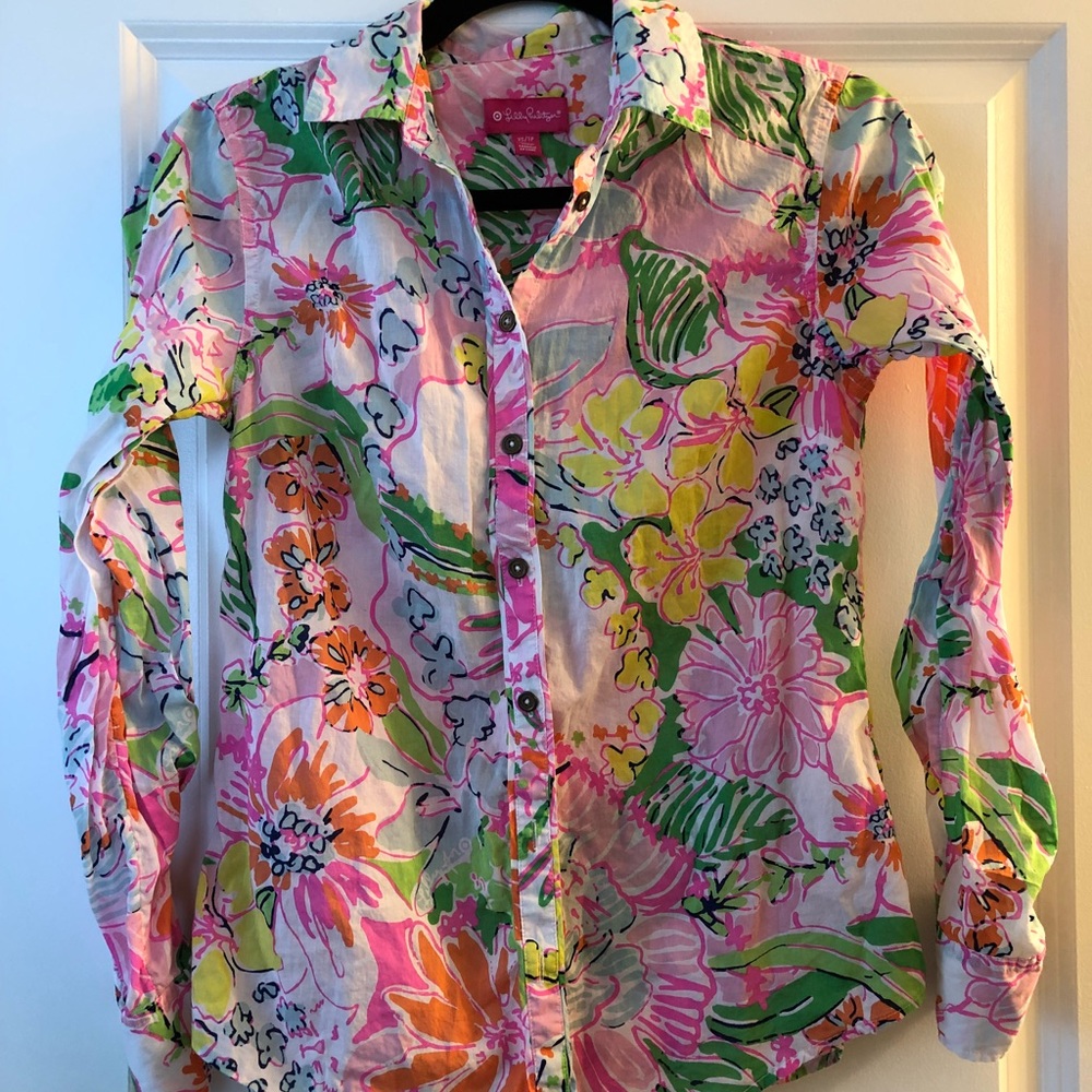 Lilly for Target button down top